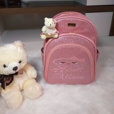 Mochila Rosa Impermeável na Granja Viana